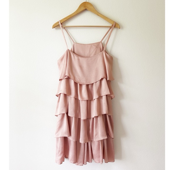 Mansur Gavriel 100% Silk Ruffle Dress - Picture 5 of 7